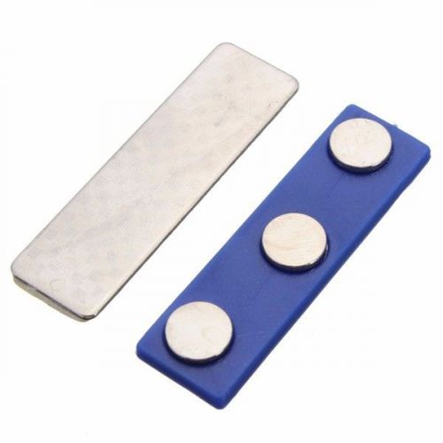Magnetic name tag badge fastener id holder magnet strong badge holder magnet for sale
