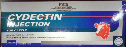Cydectin Injection for Cattle 500ml Treatment for Internal and External Parasite