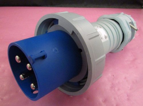 AH460P9W - Arrow-Hart 3p4w 60A 250V WaterTight IEC 309 Pin&amp;Sleeve Grounding Plug
