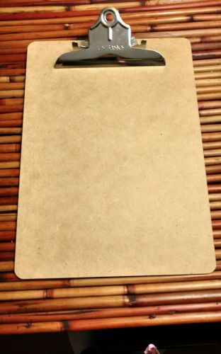 Just Basics - Recycled Letter Size Hardboard Beige Clipboard - NEW