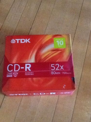 Tdk cd-r Recordable Compact Discs