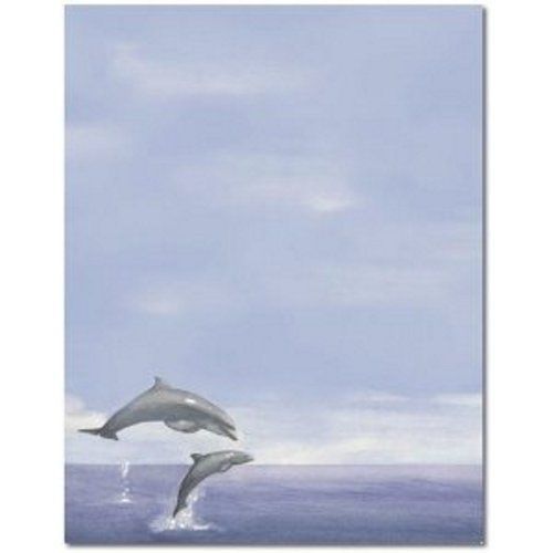 ISO 100 Two Dolphins Letterhead Sheets