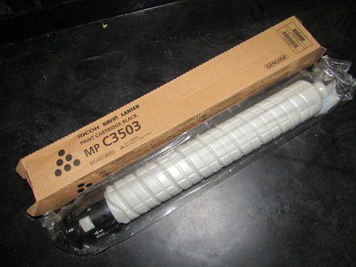 Genuine Ricoh Savin Lanier Print Cartridge BLACK MP C3503 841813 495g/17.46oz