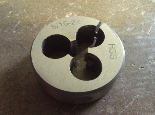 5/16-24 X 1-1/2&#034;&#034; HIGH SPEED STEEL ROUND ADJUSTABLE DIE