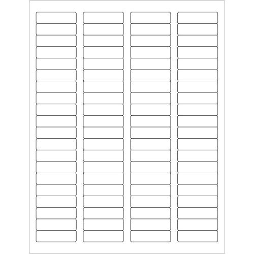 Tape Logic LL261 Removable Rectangle Laser Labels 1 3/4&#034; x 1/2&#034; White (Pack o...