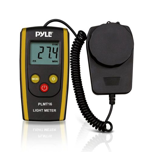 Pyle PLMT16 - Digital Handheld Photography Light Meter with  - Measures Lux a...