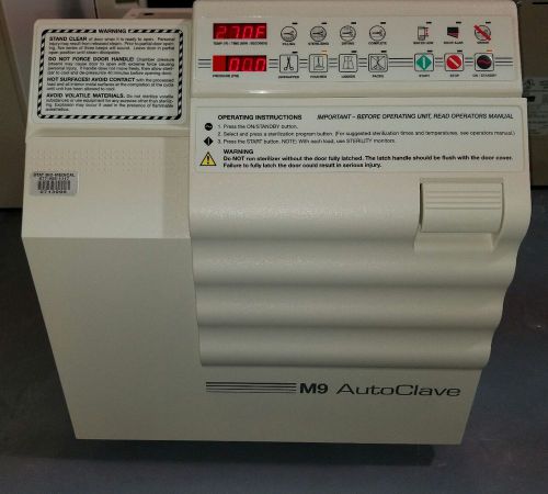 Midmark ritter m9 autoclave ultraclave sterilizer automatic refurbished !!! for sale