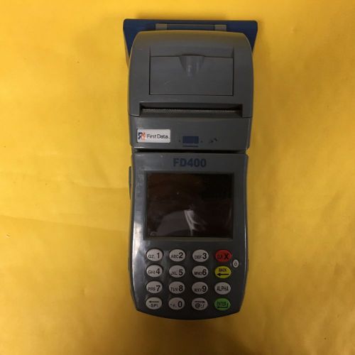 Verifone First Data FD55 Credit Card Reader Dual Com Machine Terminal