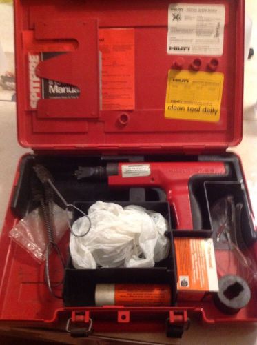 Hilti DX-35 Powder Actuated Fastening Systems Nail Gun Kit With Case Swiss Made