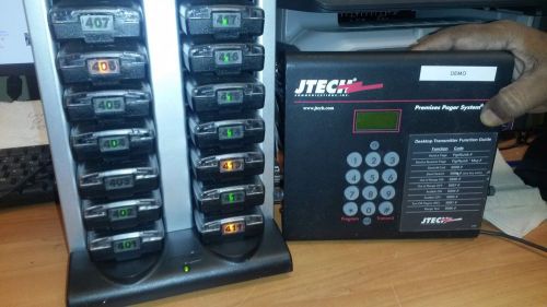 JTech Premises Pager System w/ 20 JTech COMMPASS  Pagers
