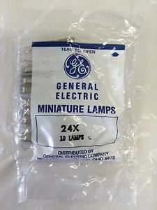 GE 24X Miniature Lamps, Box of 10