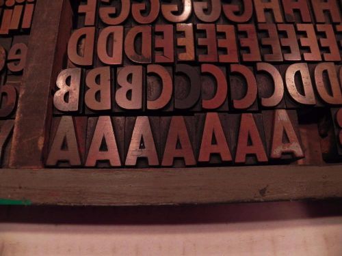 Letterpress Wood Type: 8 Line Futura Bold Condensed