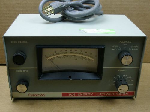 Vintage QUANTRONIX 504  ENERGY-POWER METER