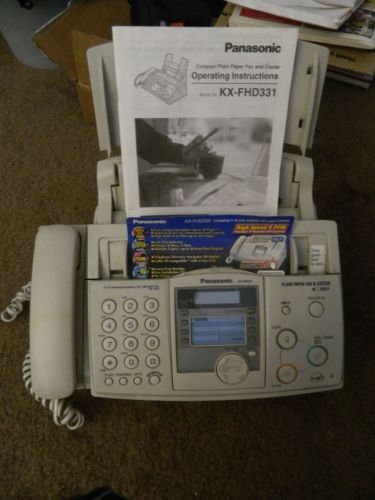 PANASONIC KX-FHD331 Plain Paper Fax Phone Copier (No cartridge)