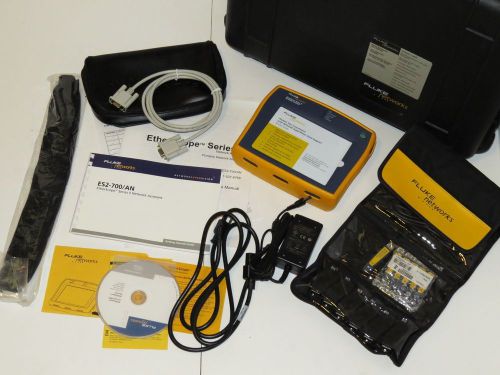 Brand new! fluke etherscope 700 series ii network assistant w\pelican  hard case for sale