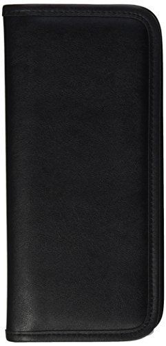 Samsill professional business card holder with padded cover, book holds 160 for sale