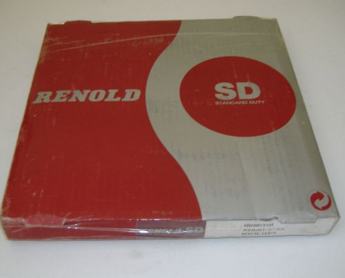 Renold sd10b1x5m 5/8&#034; pitch simplex standard duty roller chain - 5mtr box for sale