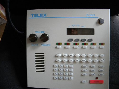 Telex Vega Signaling Products C-1616 Radio Control Console