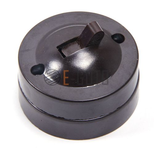 6A D53mm H26mm Round Bakelite Surface Flush Switch Single Control Tumbler