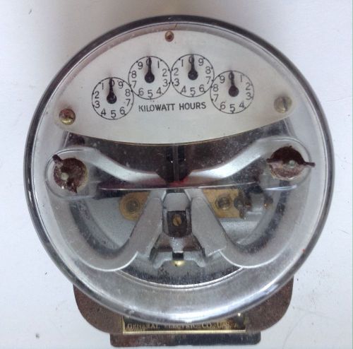 VINTAGE GESINGLE PHASE WATTHOUR METER TYPE I-14