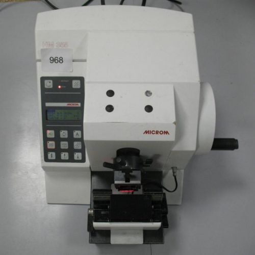 MICROM HM 355 MOTORIZED Programable MICROTOME - All Original   *Special    $2795