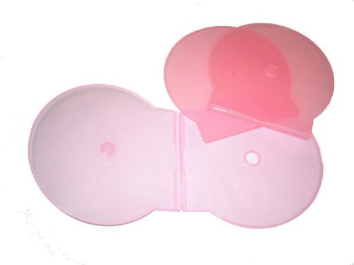 200 Pink CLAM SHELL CD CASES, JS101