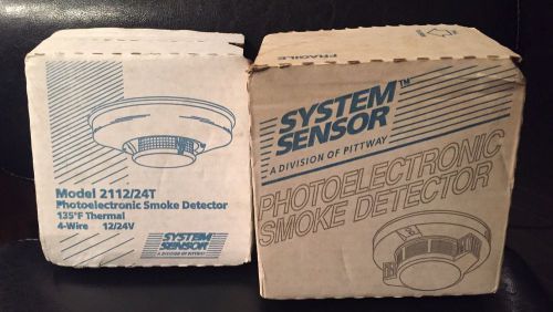 System Sensor Smoke Detector Photoelectric Thermal 2112/24T and 2312/24T