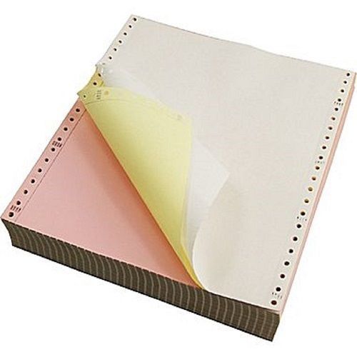 Staples 3-part carbonless forms 9-1/2&#039; x 11&#034; white, canary, pink, 1100 sets...#m for sale