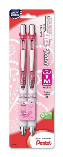 Pentel Pink BCA EnerGel Pearl Deluxe RTX Retractable Liquid Gel Pen 0.7mm (BL...