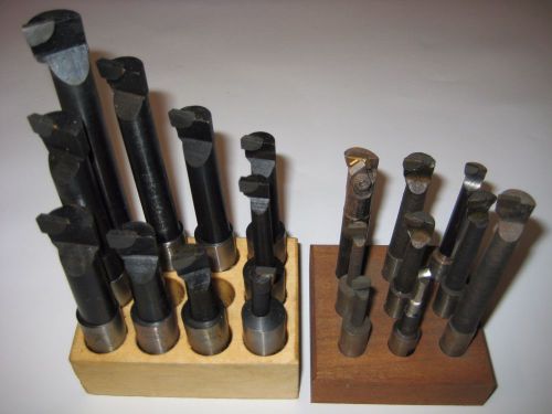 Two carbide boring bar sets, 3/8 and 3/4 for sale