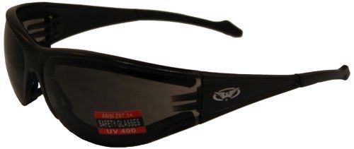 Global Vision Eyewear Global Vision Full Throttle Glasses (Black Frame/Smoke