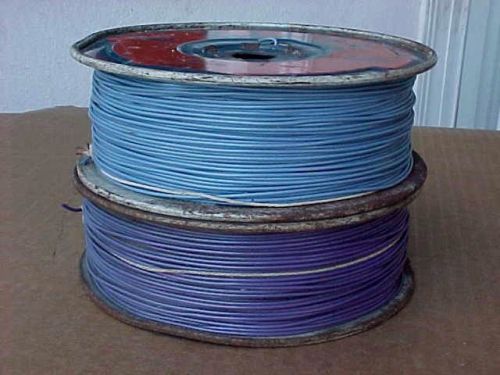 1-1000 FOOT NOS SPOOL VINTAGE RADIO HOOK UP WIRE#22 STRANDED-2 COLORS AVAILABLE