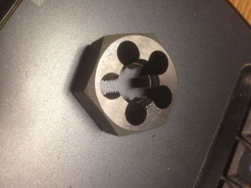 1/2&#034;-12 CARBON STEEL HEXAGONAL RE-THREADING DIE