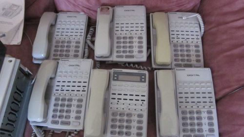 &#034;PANASONIC 8 PHONE- DIGITAL BUSNESS KX-F120 PHONE SYSTEM -NICE SET WITH PAPERS