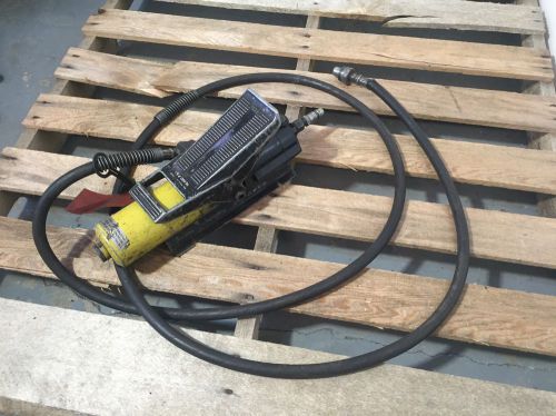 Enerpac pa 133 air hydraulic pump , works but does not stop pumping for sale
