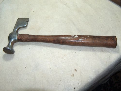 VINTAGE WALBOARD DRYWALL HAMMER - ROUGH - handle partially broken