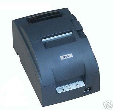 Epson tm-u220 pos receipt printer autocutter ethernet dark grey power supply new for sale