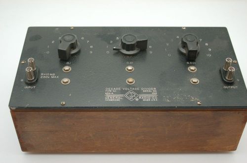 General Radio Co. Type 654-A, Decade Voltage Divider