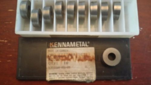 Kennametal DWG FT2779R1DET1 BOX OF 10 new round inserts