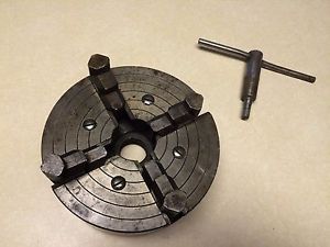 Atlas craftsman 10 12 lathe 4 jaw chuck 8 inch 1 1/2-8 thread 111.21410 made usa for sale
