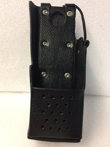 Bee 5151b-150/350 leather swivel holster for some harris two-way radios 6 pack for sale