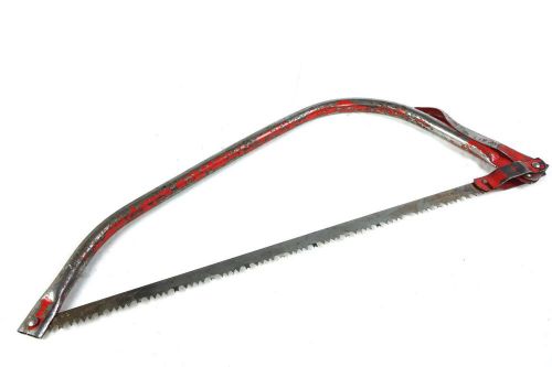 US GI 21&#034; Red Frame Steel Camping Bow Handle Saw. Compare Sandvik Bahco 21-51