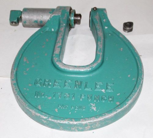 Greenlee Hydraulic Knock Out C Punch 1731 Electrical Box Tool Wiring C frame