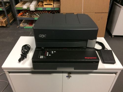 Gbc magnapunch binding punch w/ 4:1 coil die fully serviced &amp; tested for sale