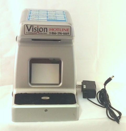 ICT Vision Counterfeit Bill Detector UV Machine MCD-900II-CAD Canada Dollar POS
