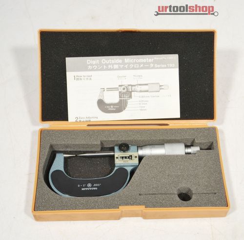 Mitutoyo micrometer 0 to 1 inch 0.001 inch grad outside micrometer 8329-3 for sale