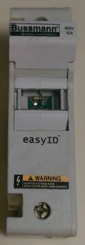 Bussman easy id fuse holder ch30j1i 600 vac 30a 200ka for class j fuses for sale