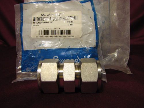 Swagelok -1210-6 stainless steel 3/4 union fitting 316 ss new sevrl avail