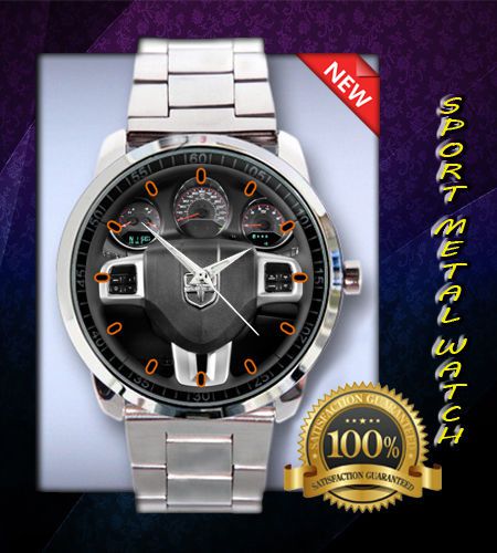 Dodge Avenger Charger Vipar Journey Dart Car Steering Wheel Sport Metal Watch