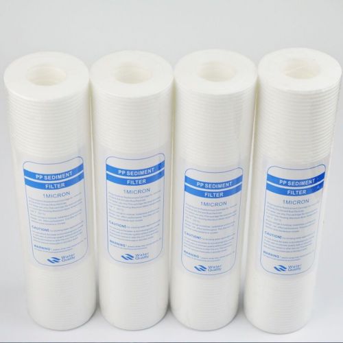 4PK of 1Micron Beer Filters fit 10&#034; HOUSING Filtration Clarification Kegging